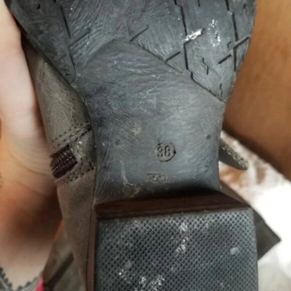 Mjus Renata 2 Leather Tall Boots Adjustable Wide Calf 38 - Picture 12 of 15